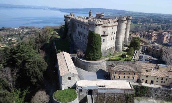 Il castello Odescalchi sul lago di Bracciano (RM)